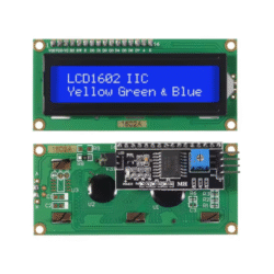 16x2 I2C Blue Alphanumeric LCD 1602