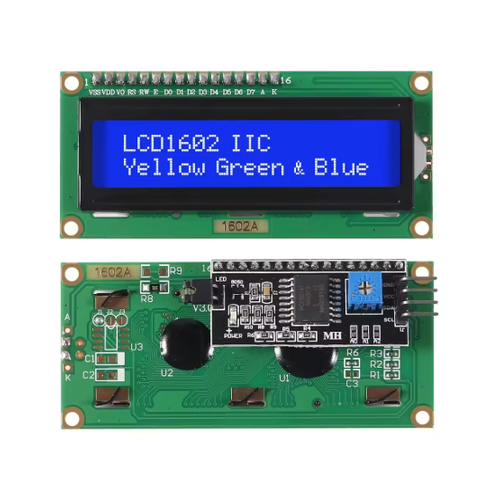 16x2 I2C Blue Alphanumeric LCD 1602