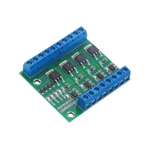 Opto-Isolated 4-Channel MOSFET Driver Breakout Board