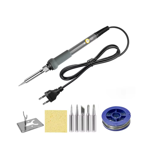 60W Adjustable Temperature Electric Soldering Iron Kit (EU Plug)