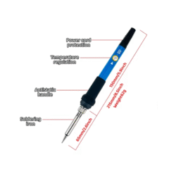 60W Adjustable Temperature Electric Soldering Iron Kit (EU Plug)