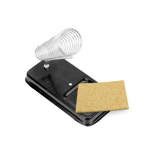 Generic Soldering Iron Stand – High-Temperature Resistant Metal Holder with Screw Fixing